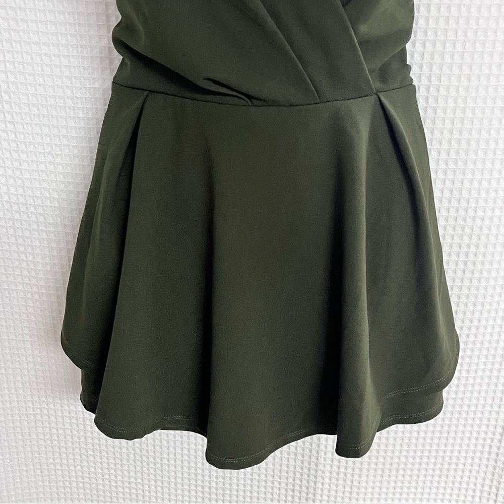 Purple Snow ladies Dark Green Mini romper size large - Picture 3 of 10